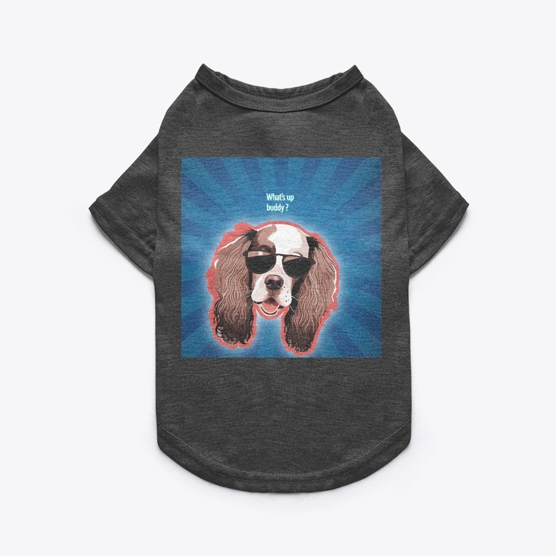 Grinning Goggle Dog: 'What's up Buddy'