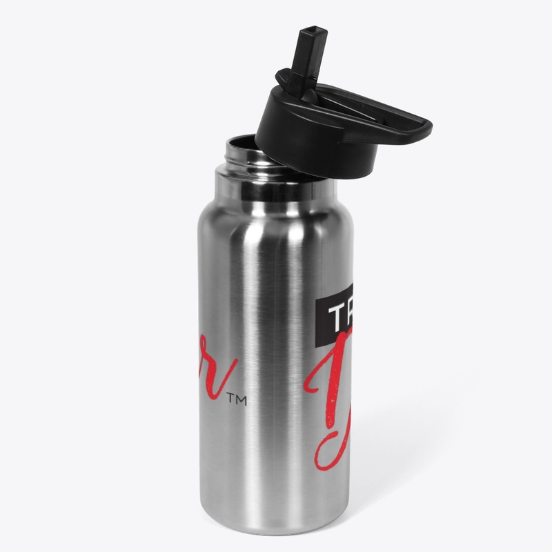 Detroit Red Water Bottle