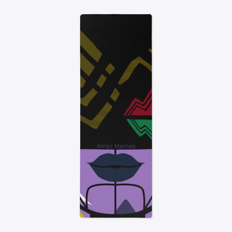 GEOMETRIC WOMAN LIPS 