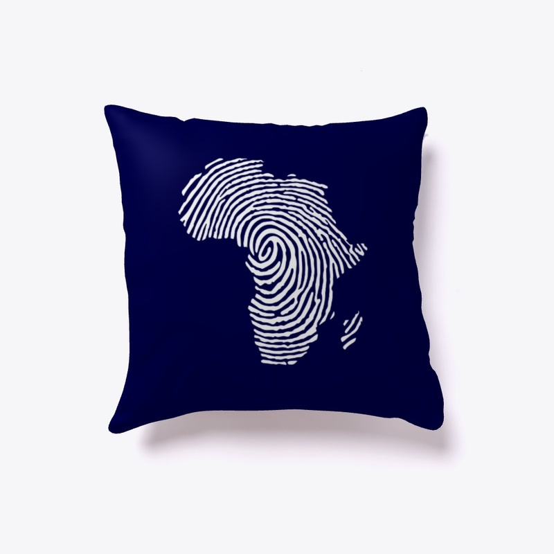 Africa Map Fingerprint Apparel