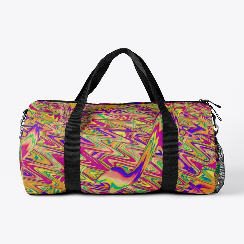 Psychedelic Colorful Neon Abstract Art