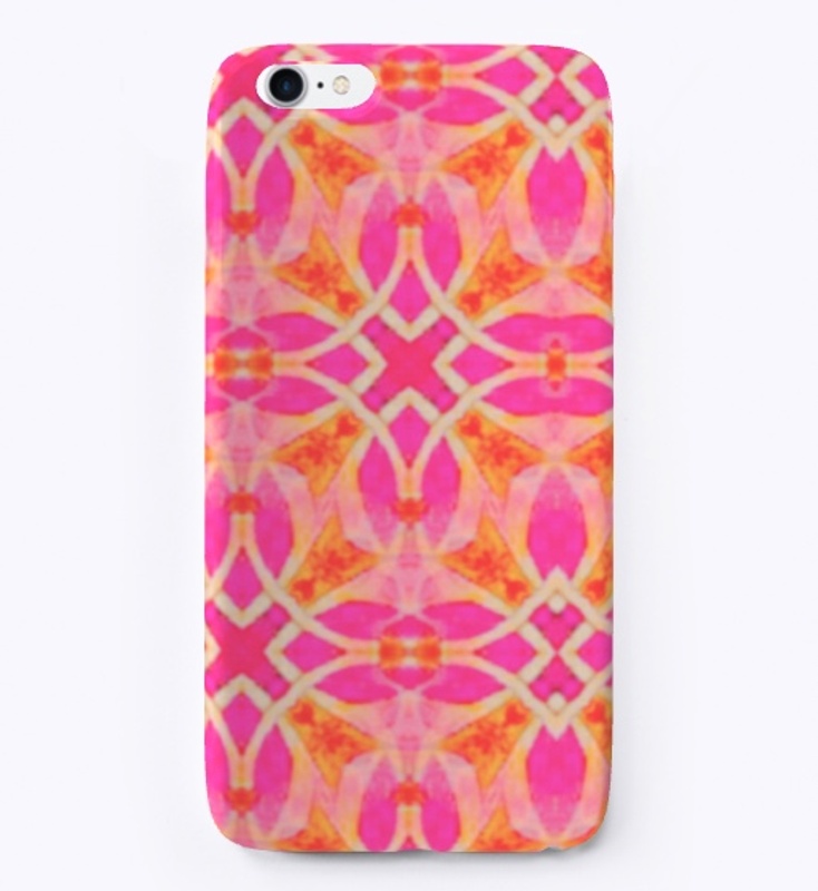 Peach Summer, Geometric Pattern