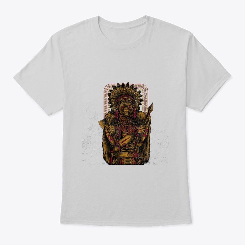 legend warrior with background texture.