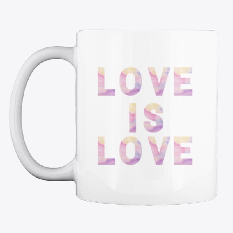 Love Is Love - Watercolour Pride