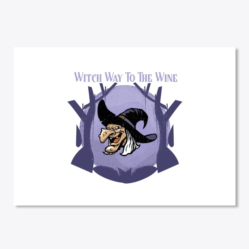 Witch way To The Wine _ Happy Halloween 