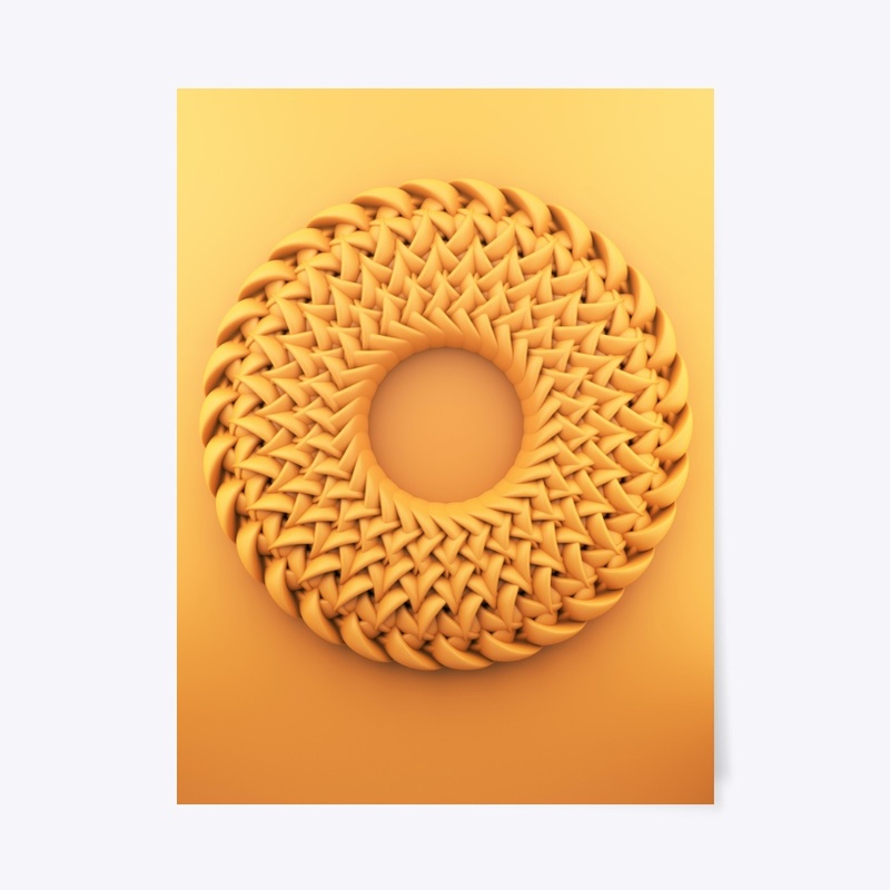new round design and art