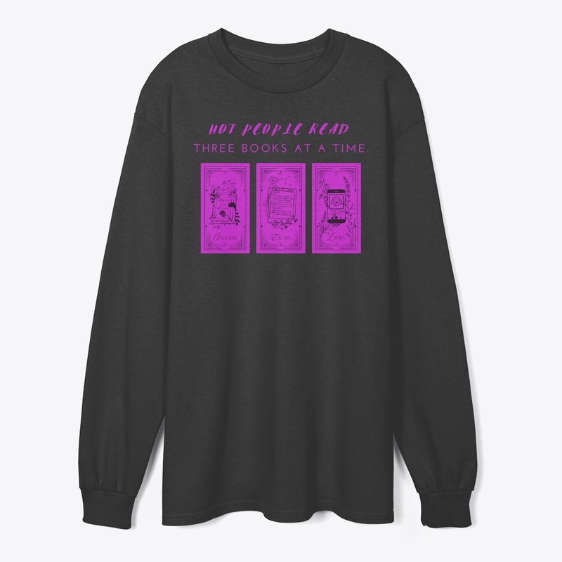 Hot People Read - purple