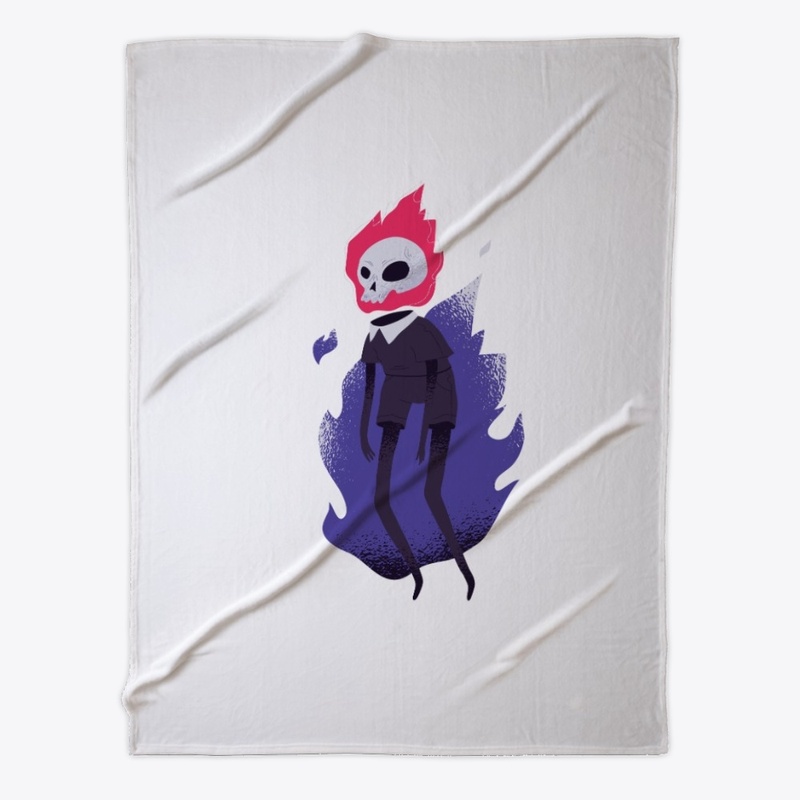 Halloweens skull flaming Best Gift