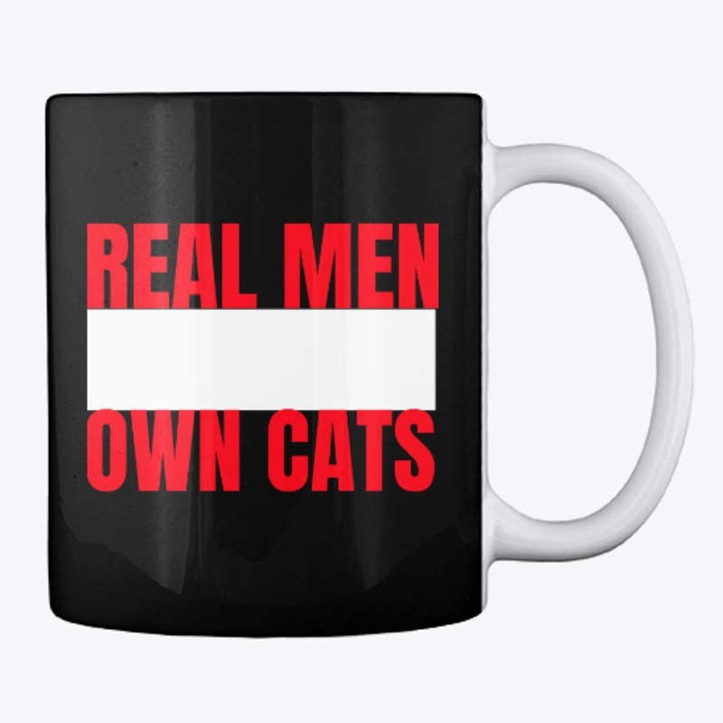 REAL MEN OWN CATS T SHIRT,GIFT T SHIRT.