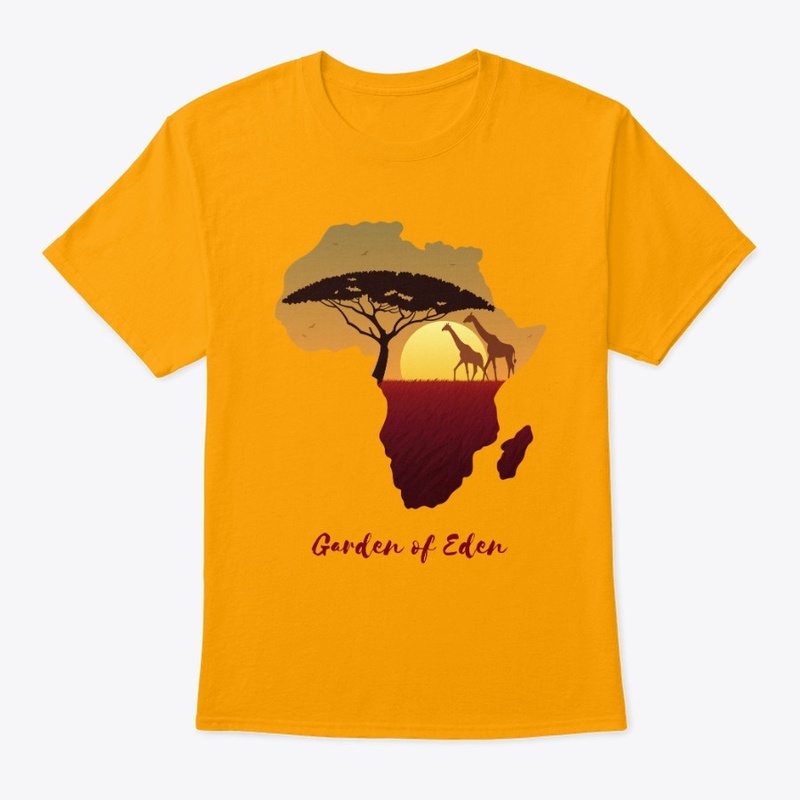 Garden of Eden, Giraffes in Africa Map