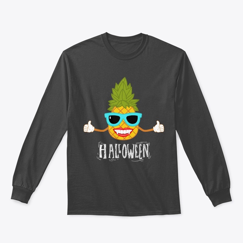 Pineapple Halloween funny art