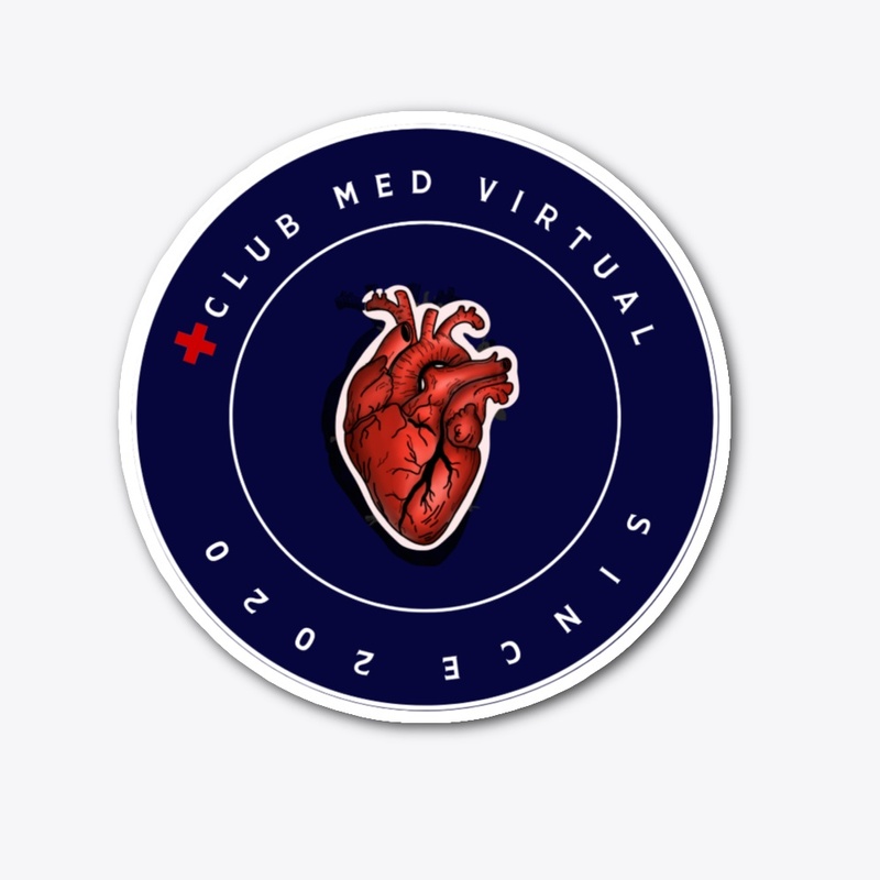 'Club Med Virtual' + Heart: Sticker
