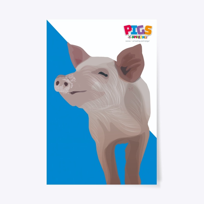 Heroic Pig Poster