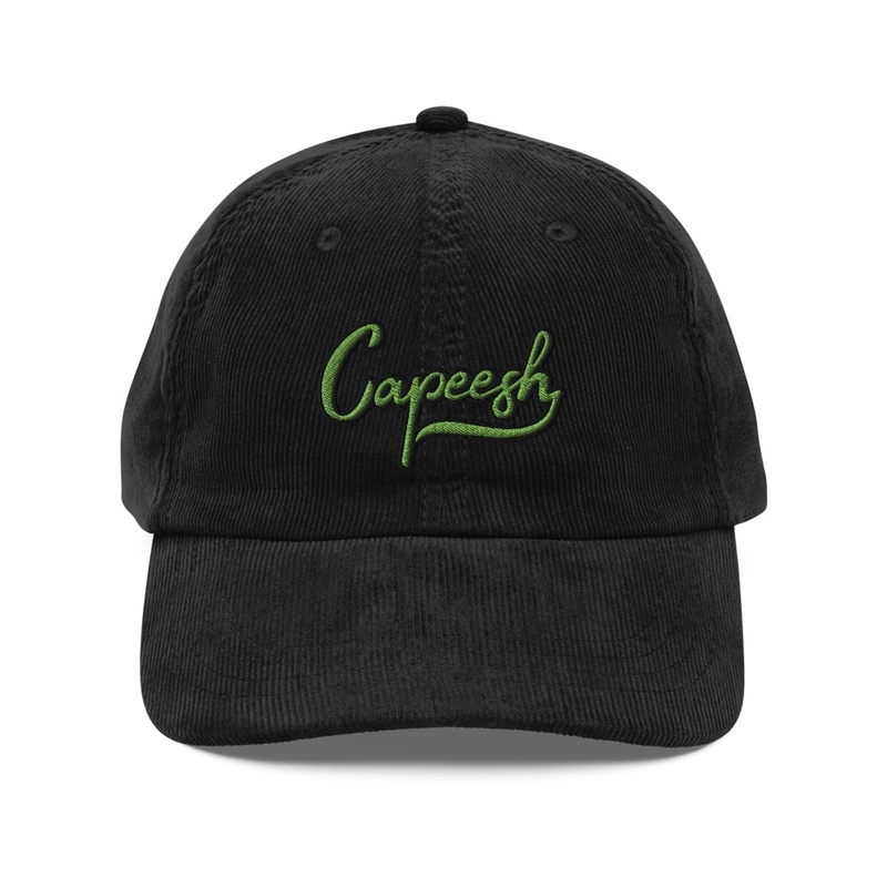 Black & Green Capeesh Knit