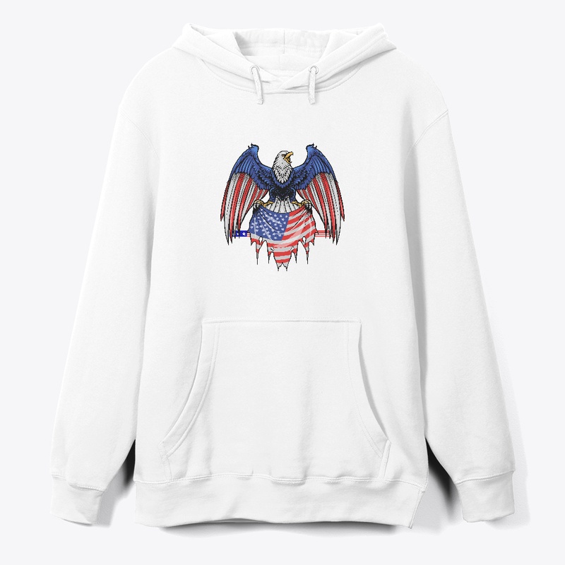 American Bald Eagle Shirt Flag USA