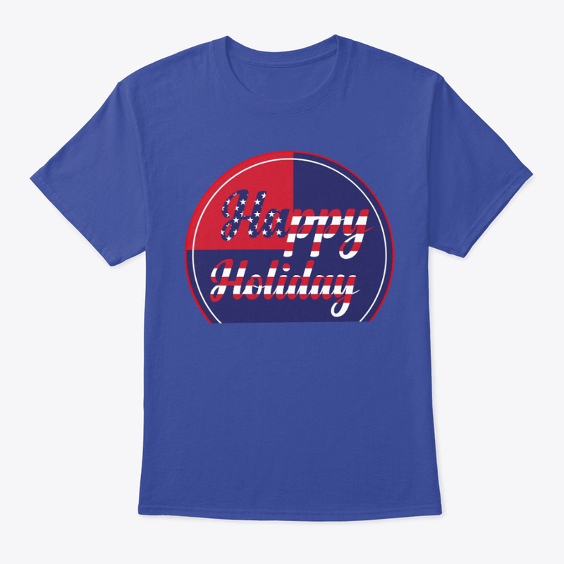 Happy Holiday USA T-shirt Design