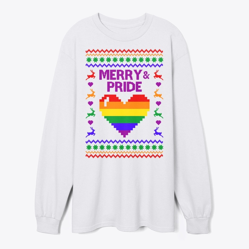 Merry And Pride LGBT Ugly Sweater