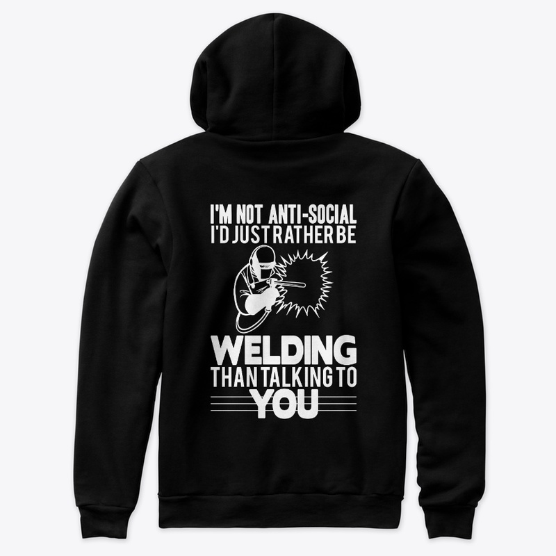 Anti-social Welder T shirt
