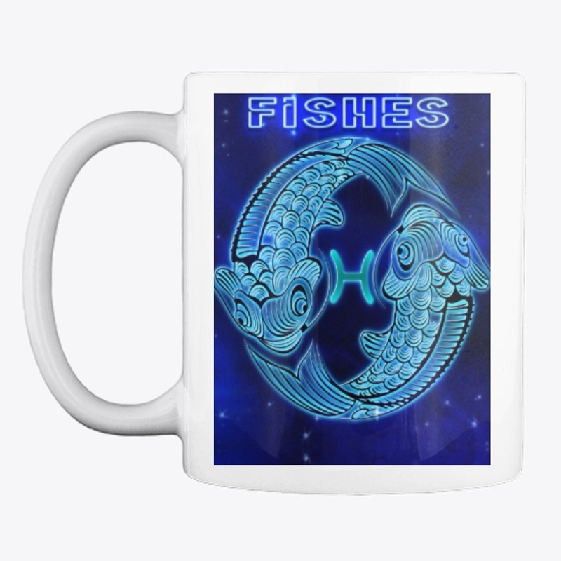 Pisces Zodiac Sign Mug.