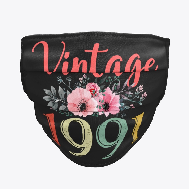 Vintage 1991 Floral 29th Birthday Gift