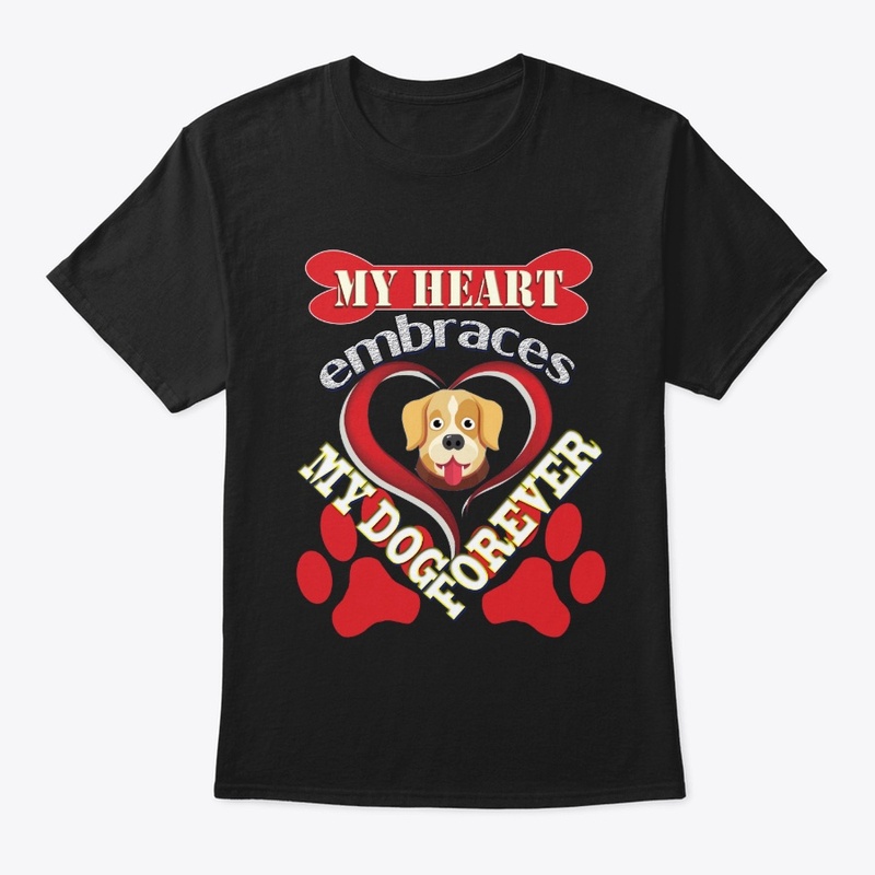 My heart embraces my dog t-shirt