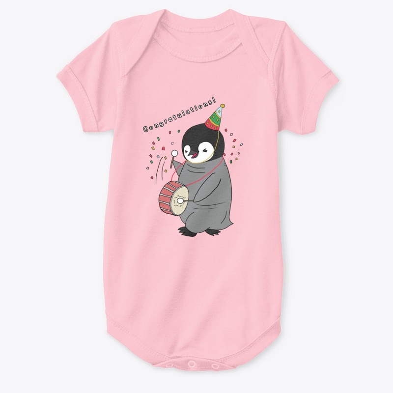 Congratulations - Cute Baby Penguin