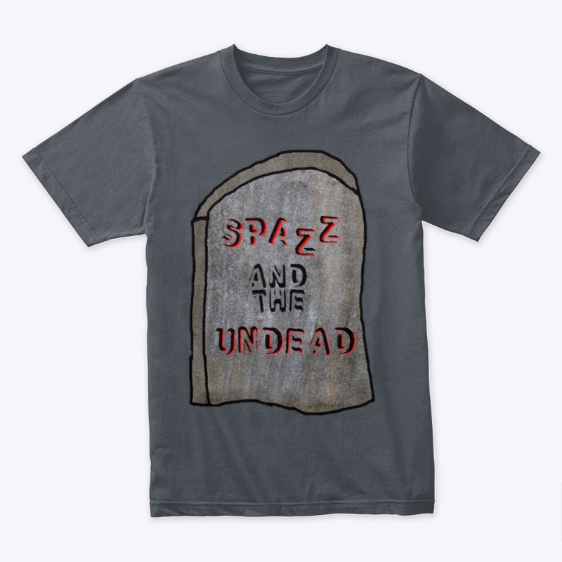 SPAZZ and the UnDead Tombstone Logo