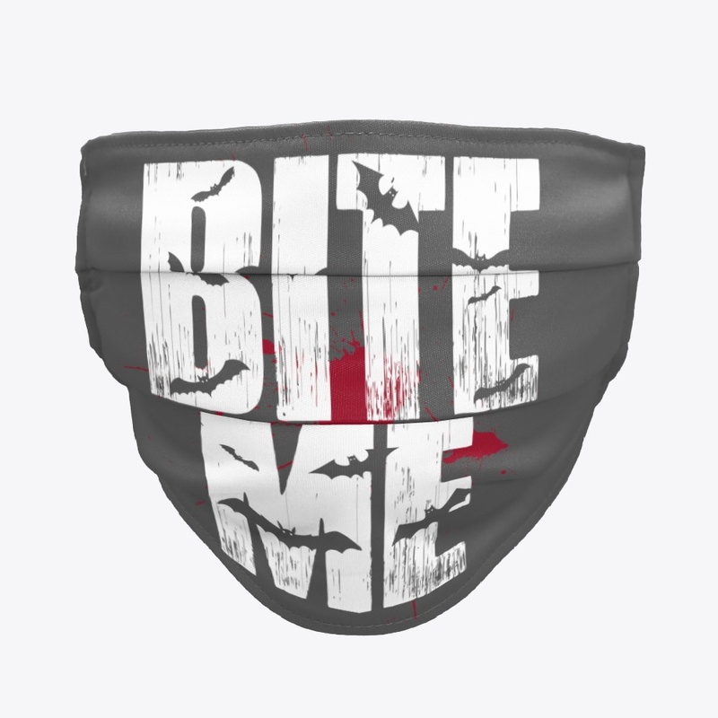 Bite Me Bat Halloween Face Mask etc fun