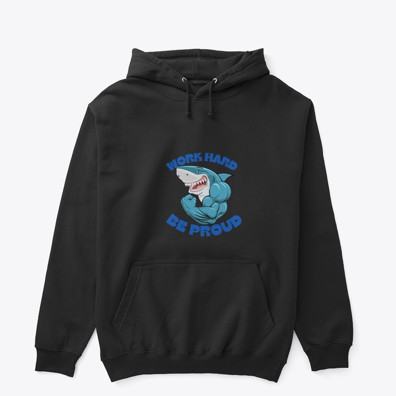 gym motivation shark design