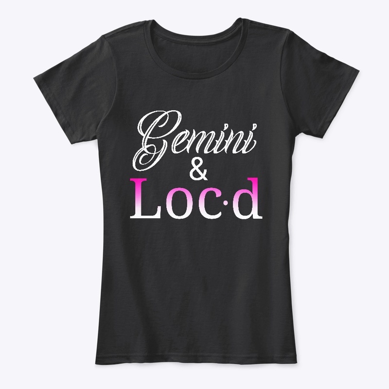 Gemini & loc'd zodiac tee shirt