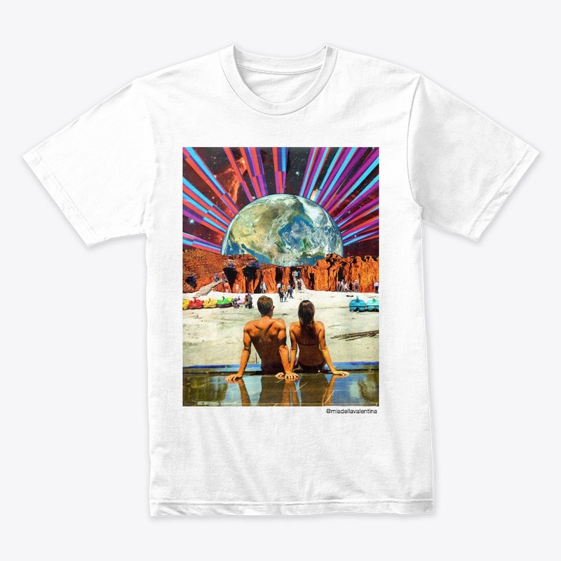 Psychadelic Planet Collage Art
