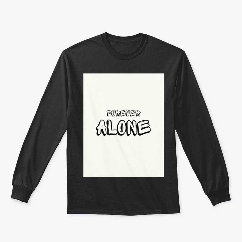 Alone plain printed design