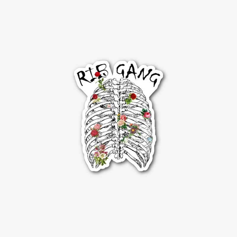 Rib Gang Rib die cut sticker