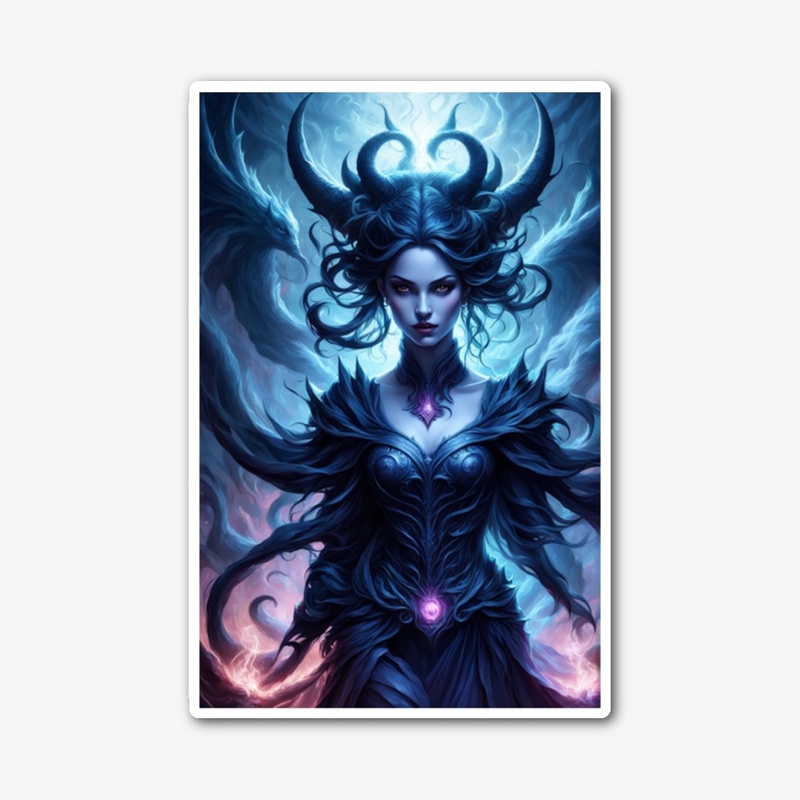 Enigmatic Dark Sorceress