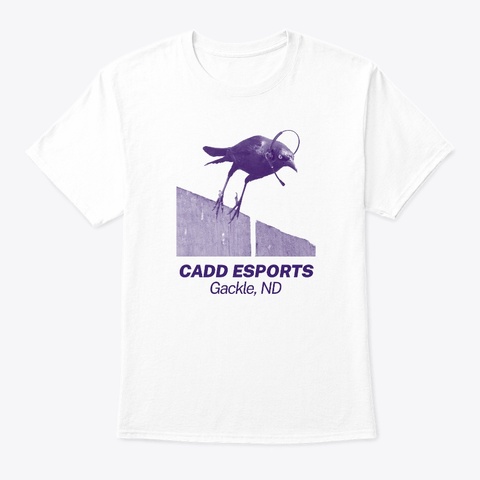 Gackle Division White T-Shirt Front