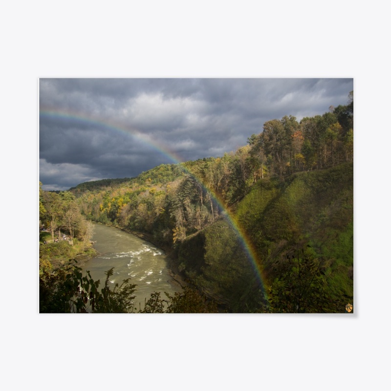 Rainbow in Upper Fall of Letchworth