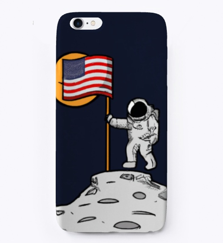 Astronaut with US Flag