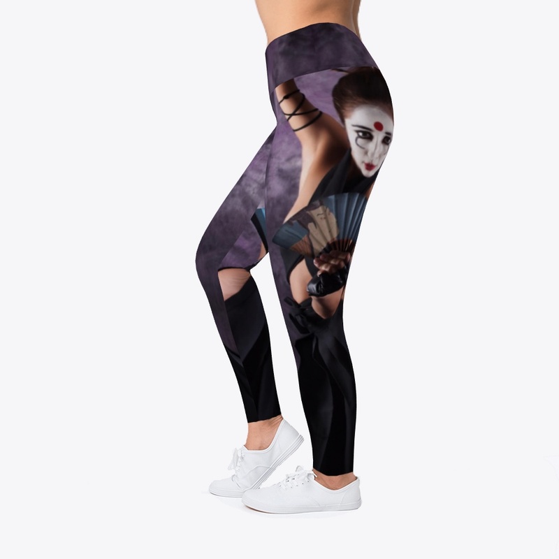 Violet Geisha Leggings