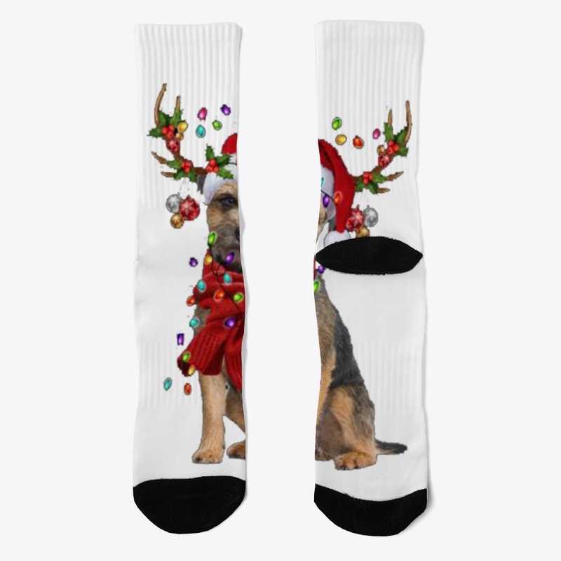 BORDER TERRIER CHRISTMAS NEW T SHIRT