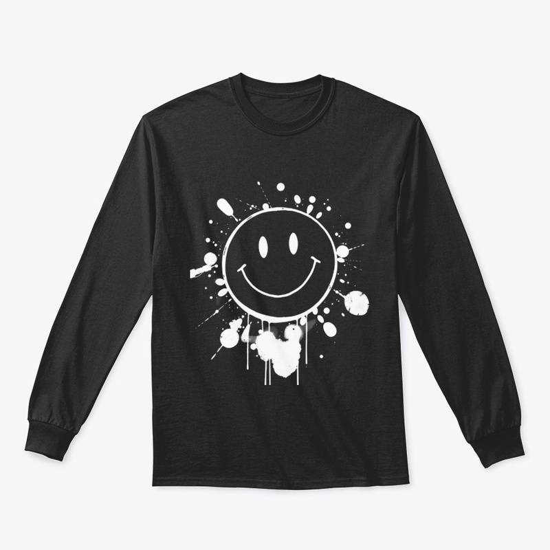 Smiley Splatter Art