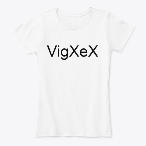 Vig Xe X White T-Shirt Front