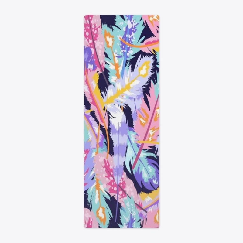  Boho Feather Pattern Design
