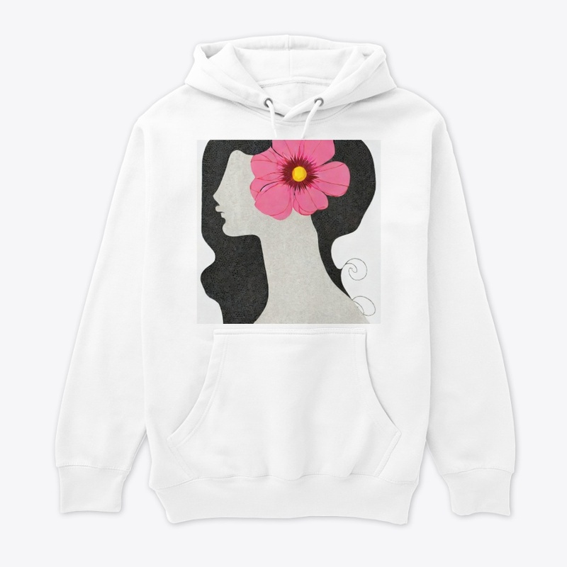 Pink floral lady