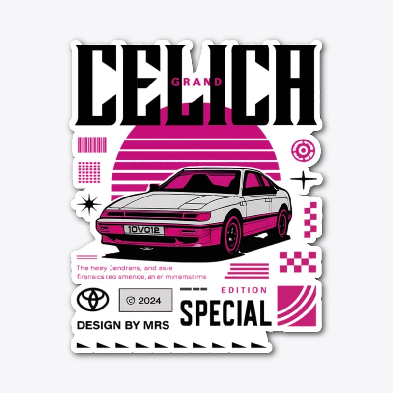 Celica Special Edition T-Shirt Design