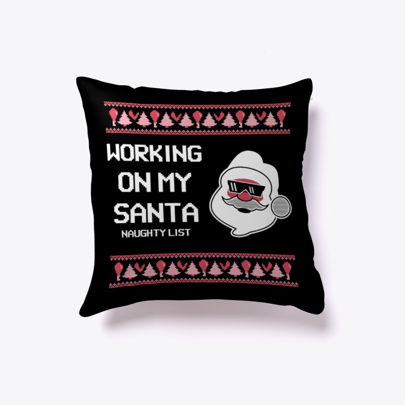 Christmas pillow funny Santa