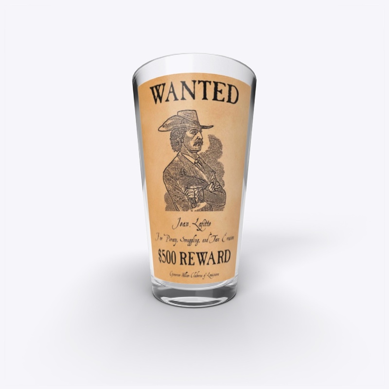 Jean Lafitte Wanted Poster