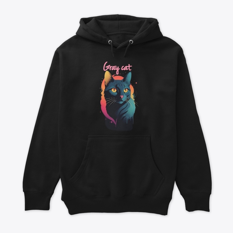 gray cat 