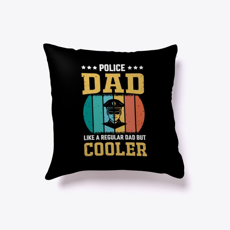Police Dad Like A Regular Dad Vintage