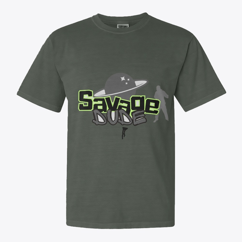Savage Dude – Urban Grunge Graphic Tee