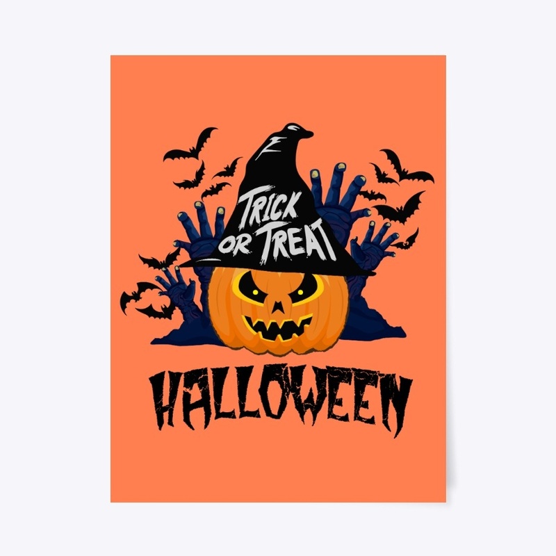 Trick or treat - pumpkin
